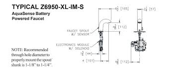 Hose bib (connections for water hoses). Zurn Z6950 Xl Im S Sensor Faucet