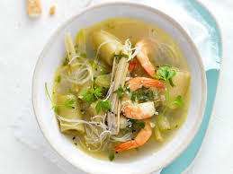 Bouillon Thai Aux Poireaux Crevettes Et Citronnelle Recette Bouillon Thai Recettes De Cuisine Citronnelle