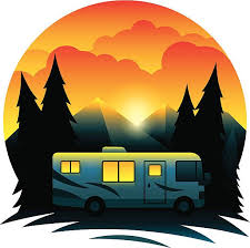Class A Rv Clip Art Vector Images Illustrations Istock Camper Art Cartoon Clip Art Class A Rv