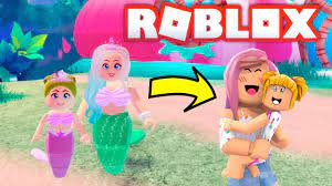 Adopto una bebe traviesa en roblox adopt me titi juegos skachat. Roblox Family Roleplay In Mermaid Life Titi Games Youtube