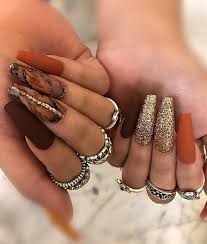 We Specialize In Nail Art Share The Latest Nail Art Trends And The Hottest Nail Art Ideas Xkwdm Com Fall Acrylic Nails Cute Acrylic Nails Simple Fall Nails