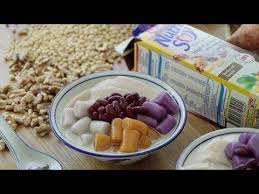 walnut soya beancurd with taro balls 芋圆豆花 youtube asian desserts chinese dessert recipes