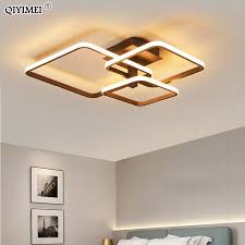 What factors to consider when buying bed room lights on woodenstreet? New Led Ceiling Light For Living Room Dining Bedroom Dimmable With Remote White Coffee Frame Lighti Ceiling Lights Living Room Lighting Led Ceiling