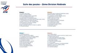 Les poules de fédérale 2 : Federale 2 Les Poules De Federale 2 Pour L Annee Prochaine Devoilees Federale 2 2018 2019 Rugby Rugbyrama