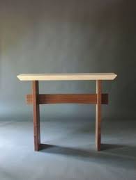 Modern Japanese Entry Table Google Search Small Hallway Table Handmade Wood Furniture Narrow Side Table