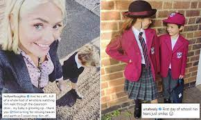 How many children does holly willoughby have and how old are they? Holly Willoughby Leads The Celebs Marking Their Children S First Day Back At School With Sweet Snaps Daily Mail Online