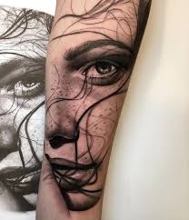I will say that the word 'tabasco' looks a little strange as there is no t showing. Art Amazing Woman Abstract Hair Arm Tattoo By Awesome