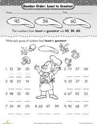 Number Order Least To Greatest Learning Math Math Writing Preschool Math