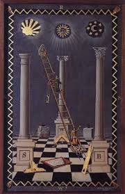 Black And White Checkered Floor Freemason Freemasons Tracing Board Three Pillars Kabbalah Freemasonry Watch Freemasonry Freemason Masonic Art