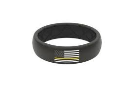 Thin Line Ems First Responder Silicone Ring Silicone Rings Rings Emt