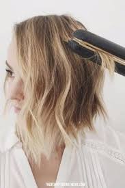 Follow the given steps to curl hair with a straightener: Flat Iron Wave Trick Hair Styles How To Curl Short Hair Medium Hair Styles