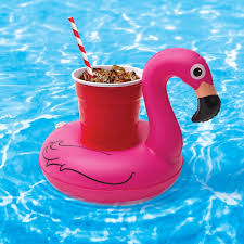 White Bird With Big Mouth Robot Check Pool Party Drinks Pink Flamingo Float Flamingo Drink