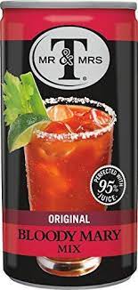 *percent daily values are based on a 2,000 calorie diet. Mr Mrs T Original Bloody Mary Mix 5 5 Fl Oz Cans 24 Count Ninelife Europe