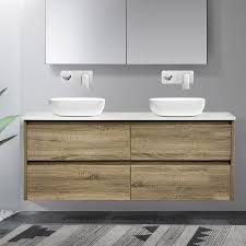 In addition to fulfilling various functions, they are furnishing elements that contribute to give a final touch that distinguishes the environment. Kris 1500mm Double Bowl Timber Wall Hung Bathroom Vanity Arova