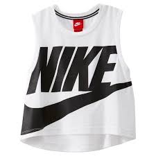 Black And White Nike T Shirt Women S Women S Nike Sportswear Essential Crop Tee 35 Liked On Polyvore Featuring Tops T Shirts Crop Tee Crop T Shirt Nike Women Nike Outfits Sporty Crop Top