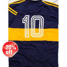 Dakikada dünyaca ünlü yıldız carlos tevez atmıştı. 1981 Boca Juniors Maradona Retro Soccer Jersey Replica Size S