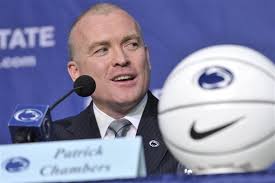 PSU basketball coach Patrick Chambers recalls meeting with Joe Paterno in  swim trunks diagramming football plays