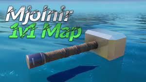 Aug 25, 2020 · thor's hammer location in fortnite thor's hammer is located south of salty springs in a crater as pictured above. Mjolnir Thor 1v1 Map Fortnite Creative Mode Youtube
