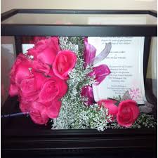 Display cases for small collectibles. Wedding Bouquet Display Box Wedding Bouquets Wedding Flowers Wedding Display