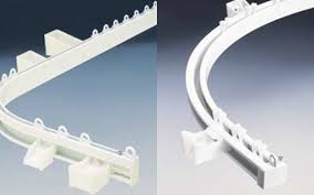 These tracks cannot be bent by hand. Smith Horner Fife Curtain Track And Curtain Pole Installation