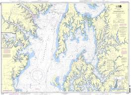 Noaa Nautical Chart 12270 Chesapeake Bay Eastern Bay And South River Selby Bay