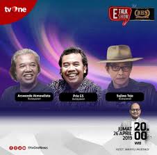 19,530 likes · 955 talking about this. Etalkshow With Bhs Bersama Arswendo Armowiloto Prie Gs Dan Sujiwo Tejo