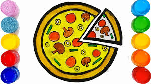 How To Draw A Pizza Easy Step By Step Drawing Tutorials For Kids Drawing Tutorials For Kids Drawing Tutorial Step By Step Drawing