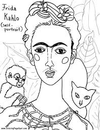 Hispanic Coloring Pages Famous Art Coloring Famous Artwork Famous Art