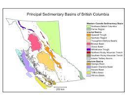 Bc Oil And Gas Map Petroleum Geology - Province Of British Columbia