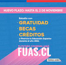 An der frankfurt university of applied sciences (ehemals fachhochschule) studieren in über 70 studiengängen 15.000 studierende aus 100 nationen. Secretaria Ministerial De Educacion Region De Tarapaca Extendimos El Plazo Para Completar El Formulario Fuas Hasta El 2 De Noviembre Podras Postular A Los Beneficios Estudiantiles Para Acceder A Gratuidad