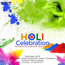 Holi Celebration Adarsh Palm Retreat Apartments Hyderabad For More Details Call To 91 9703949871 Holi Celebration Holi Event Id