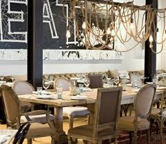 Mix Of Louis Iv Chairs Formal Casual Rope Light Fixture Restaurant Design Restaurant Interior Design