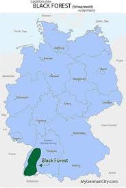 The Clock Route Of The Black Forest The Well Made Clock Black Forest Map Germany Map Black Forest Germany