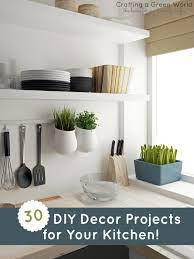 Light up your kitchen decoration using sunflowers formats and themes for different items. 30 Diy Decor Projects For Your Kitchen Crafting A Green World