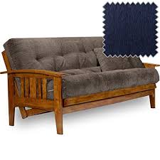 Westfield Futon Set Queen Size Frame Premium 8 Mattress Cancun Sapphire Futon Sets Futon Futon Slipcover