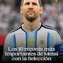 Récords y logros más importantes en la carrera de Lionel Messi de www.facebook.com