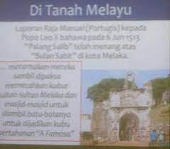 Kota a famosa, built in 1511 on tears and blood of the malays. Sejarah Kota A Famosa Yang Dibina Dari Batu Masjid Dan Kubur Melayu