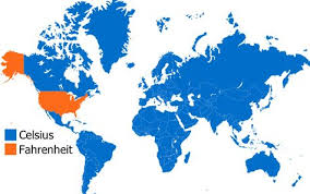 Map Of Various Temperature Scales Throughout The World Amazing Maps Funny Pictures Map