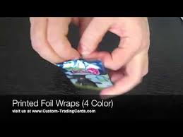 Maybe you would like to learn more about one of these? Trading Card Packaging Foil Wraps Youtube