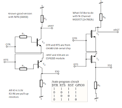 Ich Mochte In Dieser Einfachen Schaltung Npn Transistoren Durch Nmos Ersetzen Antworten Hier