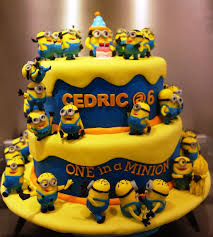 Birthday Cake Photo Gallery Gambar Kek Birthday Boy One In A Minion Cake Minion Birthday Cake Minion Cake Cake Decorating
