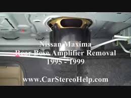 Av control unit reference value values on the diagnosis tool terminal layout physical values dtc index bose speaker amp reference value terminal layout physical. How To Nissan Maxima Rear Bose Amplifier Removal 1995 1999 Cuts Off No Sound Youtube