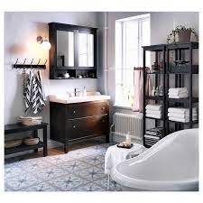 We couldn' t find the one we liked at the local hardware stores and online, so i searched ikea hackers for an idea and sure enough found a vanity made out of hemnes dresser! Hemnes Bathroom Vanity Black Brown Stain Official Website Ikea