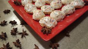 Arrange the balls of dough 2 inches apart on the baking sheets. Italian Anise Cookies With Icing And Sprinkles Recipe Food Com Recipe Italian Anise Cookies Cookies Recipes Christmas Sprinkles Recipe