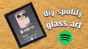 Diy Spotify Glass Art Youtube