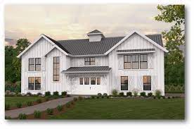 A cost efficient #modern #house that should make luxury design affordable again for the large masses. Township Barn House Plan By Mark Stewart Home Design