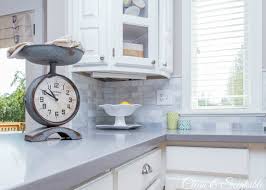 Pebble matte grey melamine dinnerware. White Kitchen Reveal Home Tour Clean And Scentsible
