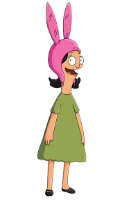 Louise Belcher Smiling Bobs Burgers Characters Bobs Burgers Bobs Burgers Costume