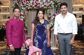 Jayam Ravi At Vj Ramya Wedding Reception Jayam Ravi India People Fashion