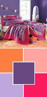 This color combination is versatile enough to be used in a variety of design projects, from those with a sophisticated and upscale look to those with a calm a dark pink and a dark desaturated violet are combined here with a soft red and a soft orange to create a vibrant and colorful palette that can be. Bedding Sets Room Colors Color Inspiration Girl Room